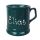 Dark green English mug inscriptioned with name