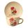 Poppy breakfast plate and jumbo mug