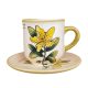 Kaffeetasse und kleiner Teller Johanniskraut Hypericum Calycinum