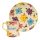 Inscripted pansy mug and breakfast plate