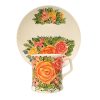 Floral mug and breakfast plate FL001