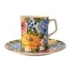 Floral mug and breakfast plate FL003