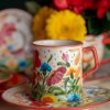 Poppy field mug and breakfast plate