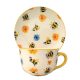 Bee Jumbo mug and breakfast plate