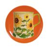 Tasse und Frühstücksteller Sonnenblume 