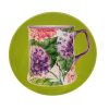 Tasse und Frühstücksteller  Hortensie