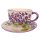 Violet Jumbo mug and breakfast plate