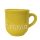 Neon green inscriptioned with name coffee mug