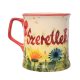 Poppy field mug with inscription