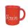Red Standard Tasse mit Namensschriftzug