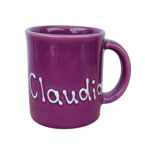 Purple Standard mug with name
