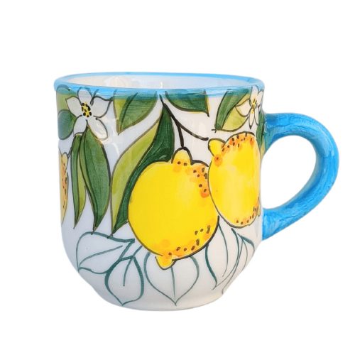 Coffee mug lemon
