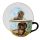 Jumbo Tasse und Frühstücksteller mit Dackel brauner Hund