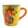 Pop art dachshund dog mug