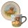 Dachshund brown dog mug and breakfast plate