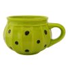 Pot mug neon green