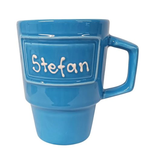 Light blue huge 7 dl mug with name