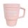 Pastel rosa  huge 7 dl mug with name