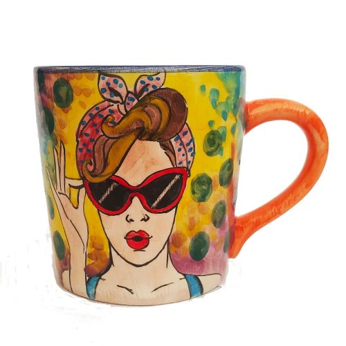 Pin - up girl mug PA001
