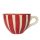 Red striped small jumbo mug