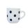 Blue dotted coffee mug