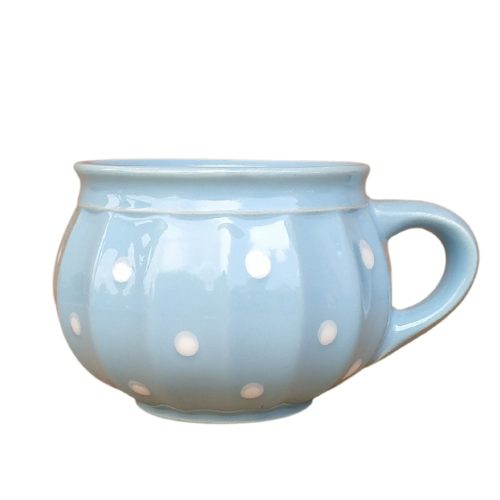 Pot mug pastel blue