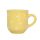 Coffee mug pastel yellow
