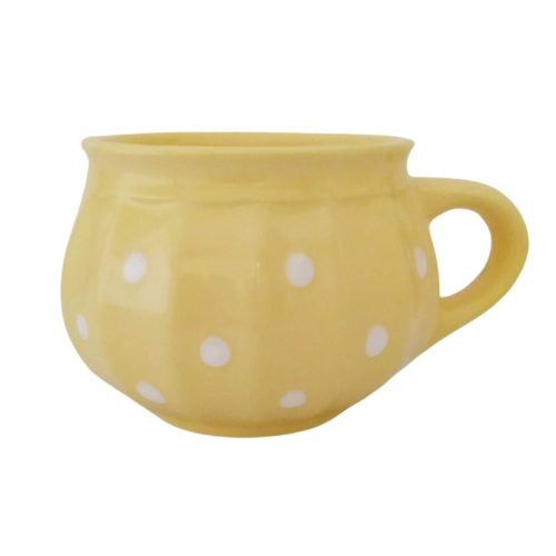 Pot mug pastel yellow