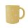 Standard medium mug pastel yellow