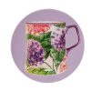 Hydrangea mug and breakfast plate