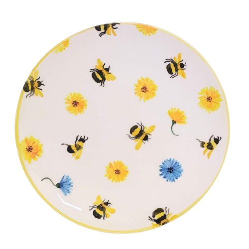 Breakfast plate with bees