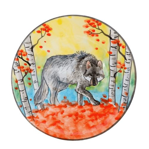 Wolf breakfast plate