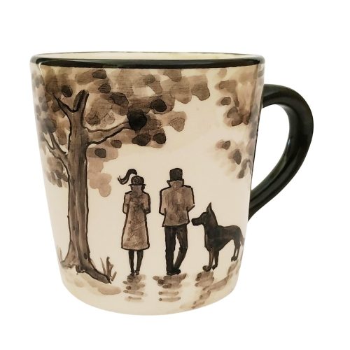 Mug with funny dog couple VK015