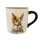 Valentine bunny girl on a mug