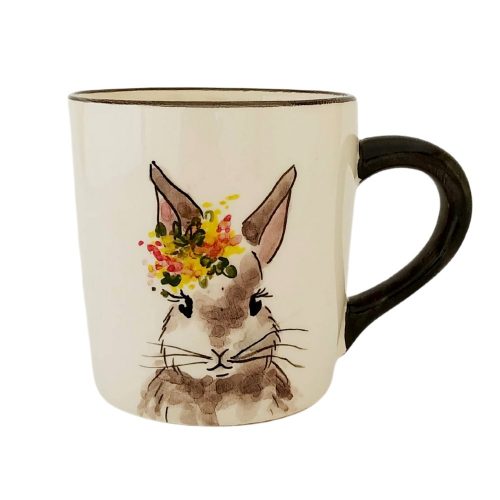 Valentine bunny girl mug 