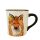 Valentine fox girl on a mug