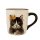 Valentine girl cat mug