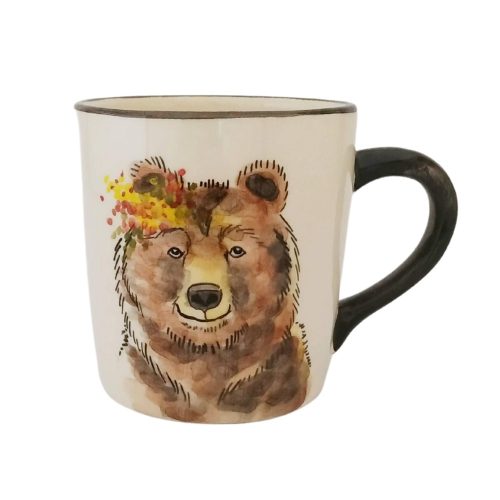 Valentine bear girl mug